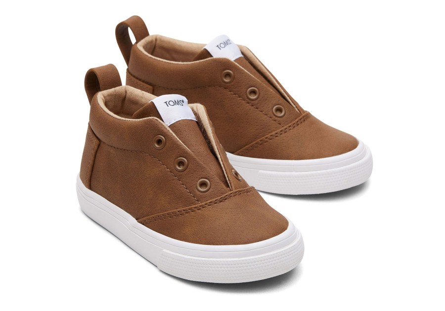 TOMS | Tiny Fenix Brown Toddler Sneaker Toffee