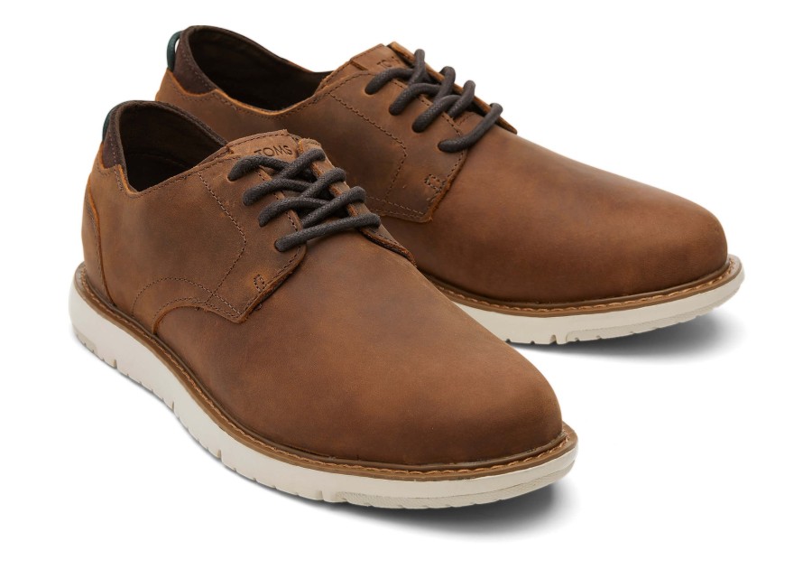 TOMS Dress Casuals | Navi Brown Water Resistant Dress Shoe Topaz Brown