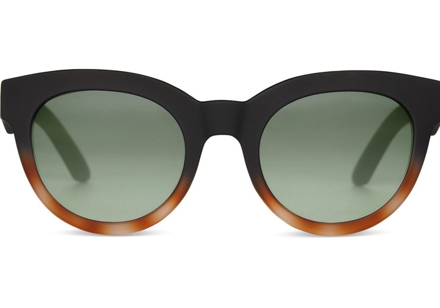 TOMS | Florentin Matte Black -Glass Bottle Green