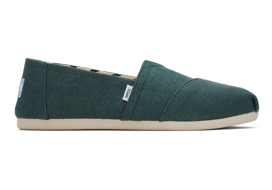 TOMS Alpargatas | Alpargata Green Heritage Canvas Dark Green