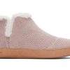 TOMS Slippers | Lola Pink Metallic Waffle Bootie Slipper|Lola Pink Metallic Waffle Bootie Slipper Pink Quartz Metallic