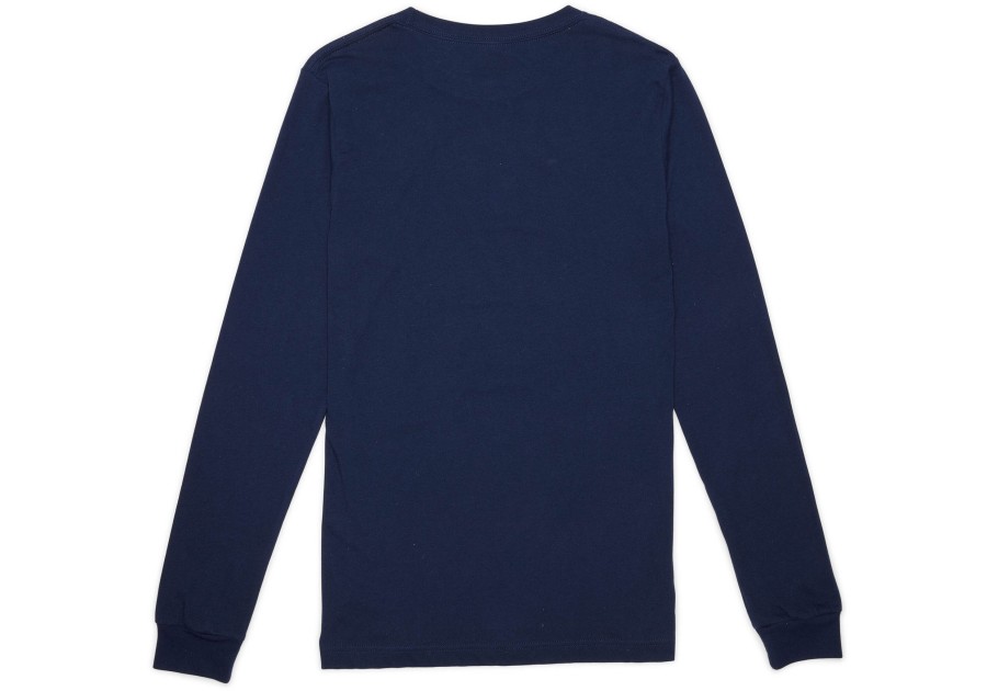 TOMS Tees | Toms Logo Long Sleeve Crew Tee