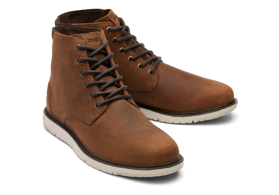 TOMS Dress Shoes | Hillside Boot Water Resistant Topaz Brown