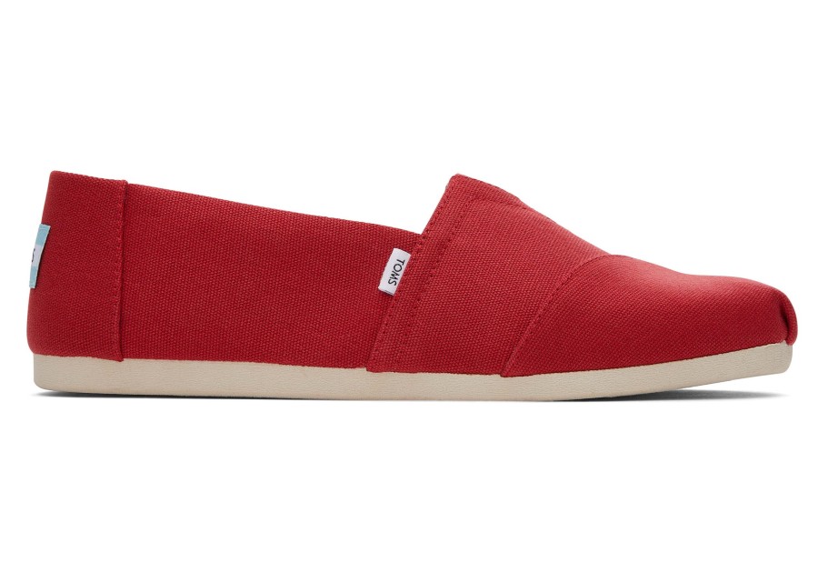 TOMS Alpargatas | Alpargata Recycled Cotton Canvas|Alpargata Recycled Cotton Canvas Red