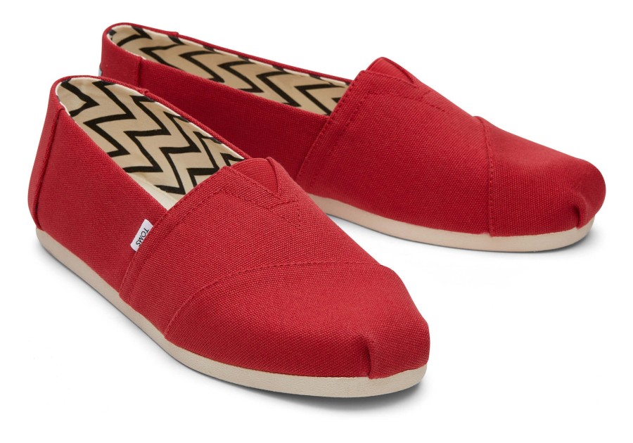 TOMS Alpargatas | Alpargata Recycled Cotton Canvas|Alpargata Recycled Cotton Canvas Red