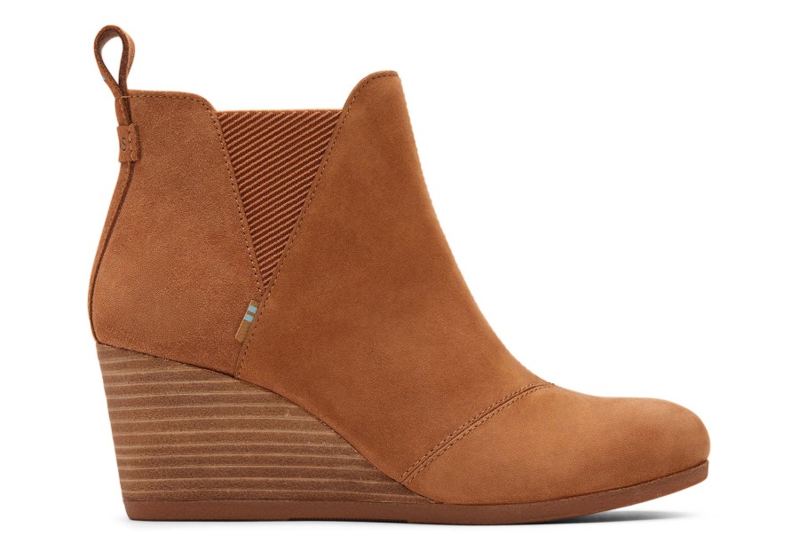 TOMS Boots & Booties | Kelsey Wedge Bootie Tan