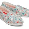 TOMS Alpargatas | Alpargata Glow In The Dark Snowman With Faux Fur|Alpargata Glow In The Dark Snowman With Faux Fur Glowy Grey