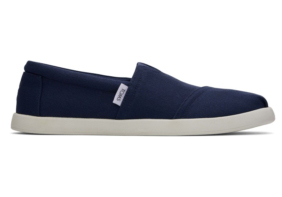 TOMS Slip Ons | Alp Fwd Recycled Cotton Canvas Navy