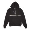 TOMS Sweatshirts | Striped Toms Fleece Hoodie Black