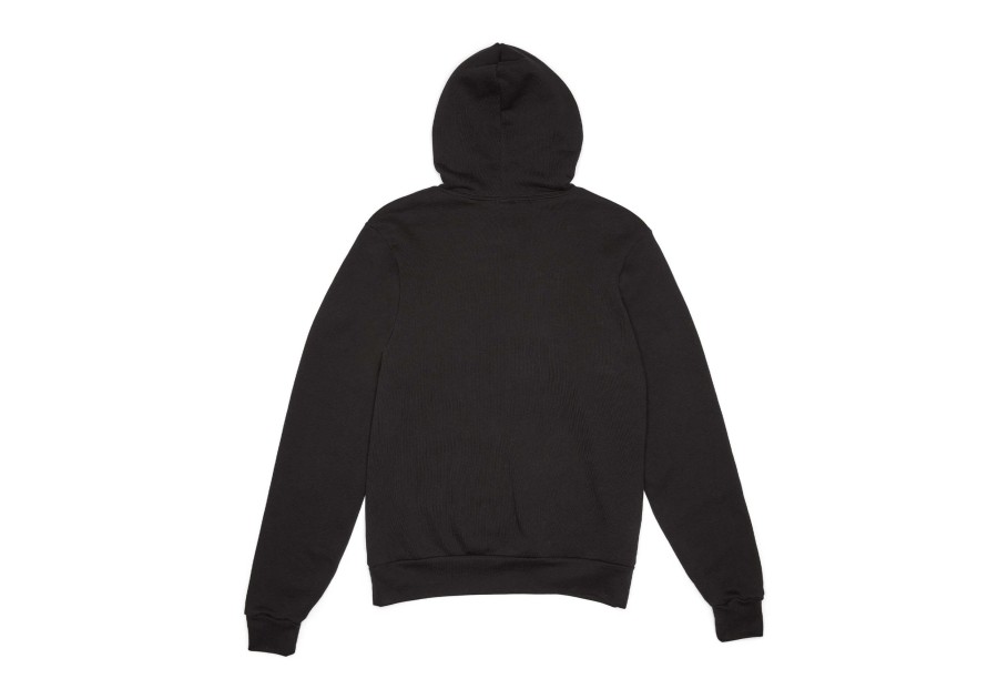 TOMS Sweatshirts | Striped Toms Fleece Hoodie Black