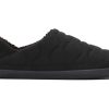 TOMS Slippers | Ezra Black Quilted Convertible Slipper|Ezra Black Quilted Convertible Slipper Black Quilted Felt