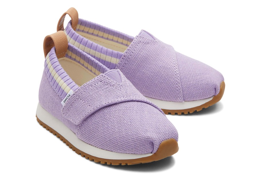 TOMS | Tiny Resident Purple Heritage Canvas Toddler Sneaker Orchid