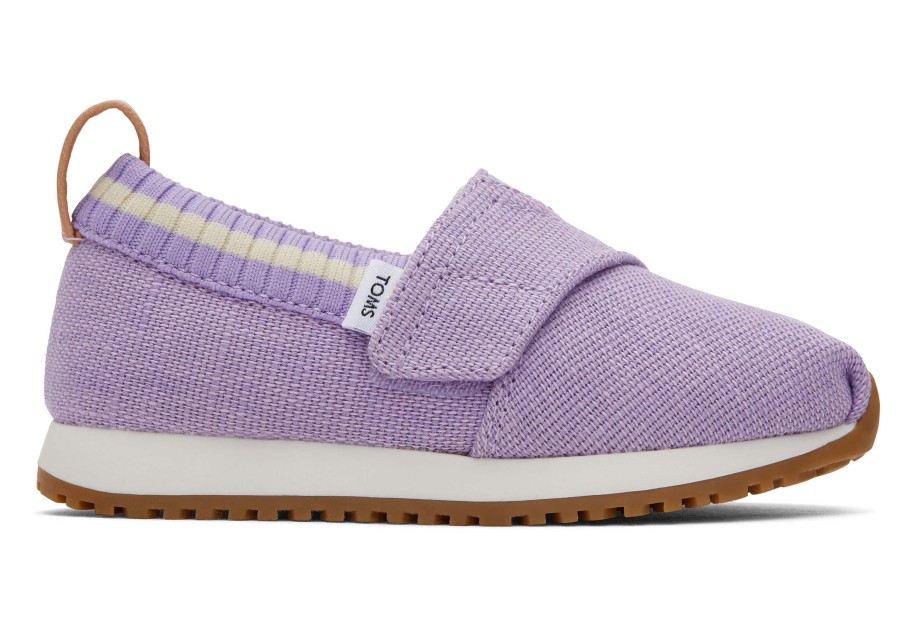 TOMS | Tiny Resident Purple Heritage Canvas Toddler Sneaker Orchid