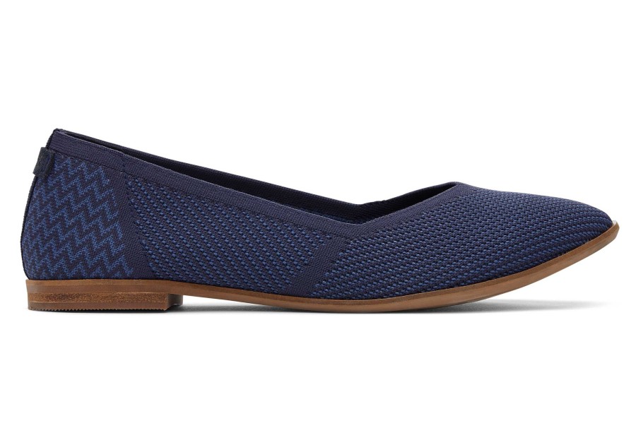 TOMS Flats | Jutti Neat Knit Flat|Jutti Neat Knit Flat Navy