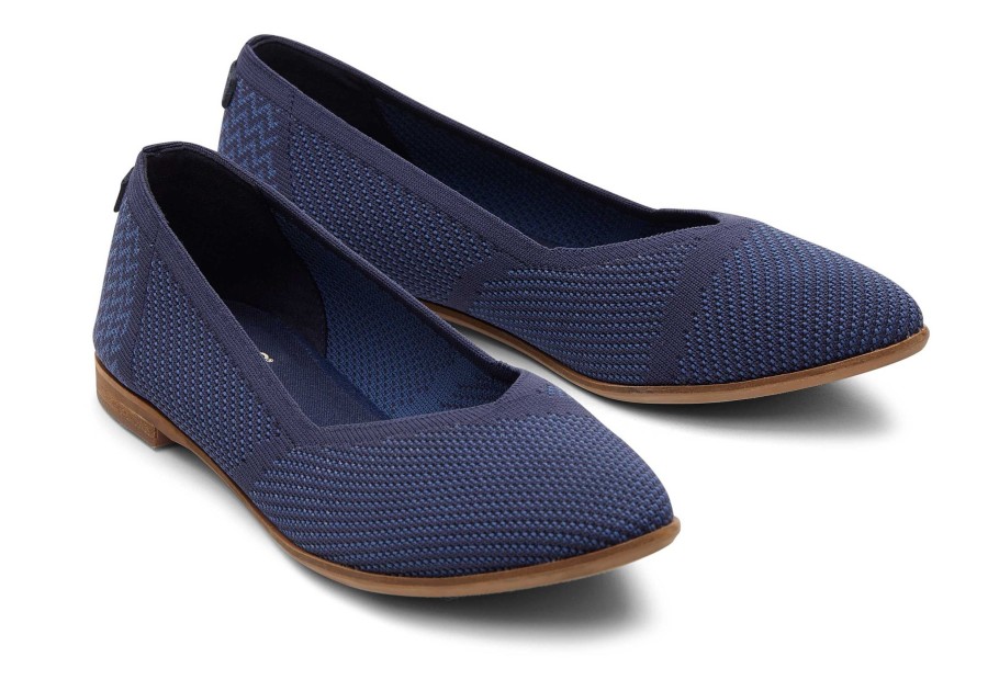 TOMS Flats | Jutti Neat Knit Flat|Jutti Neat Knit Flat Navy