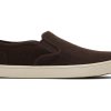 TOMS Sneakers | Baja Heritage Canvas Slip On Sneaker Dark Brown