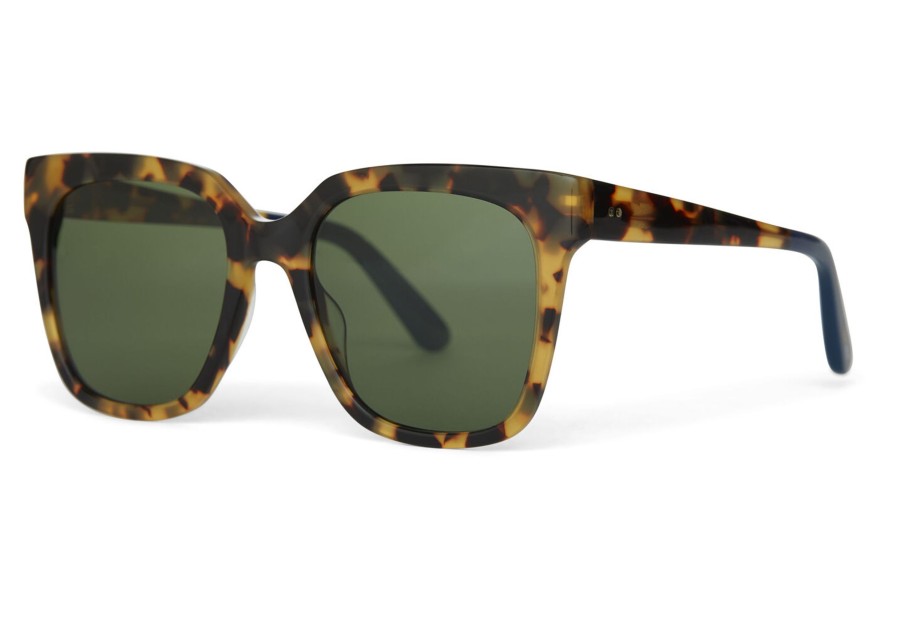 TOMS | Natasha Blonde Tortoise - Bottle Green Polar