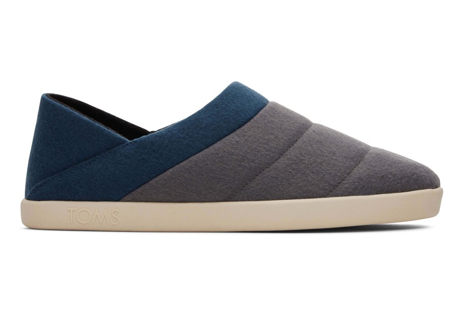 TOMS Slip Ons | Ezra Forged Iron Faux Fleece Convertible Slipper|Ezra Forged Iron Faux Fleece Convertible Slipper Forged Iron Multi