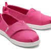 TOMS | Tiny Alpargata Pink Bow Toddler Shoe Fuchsia