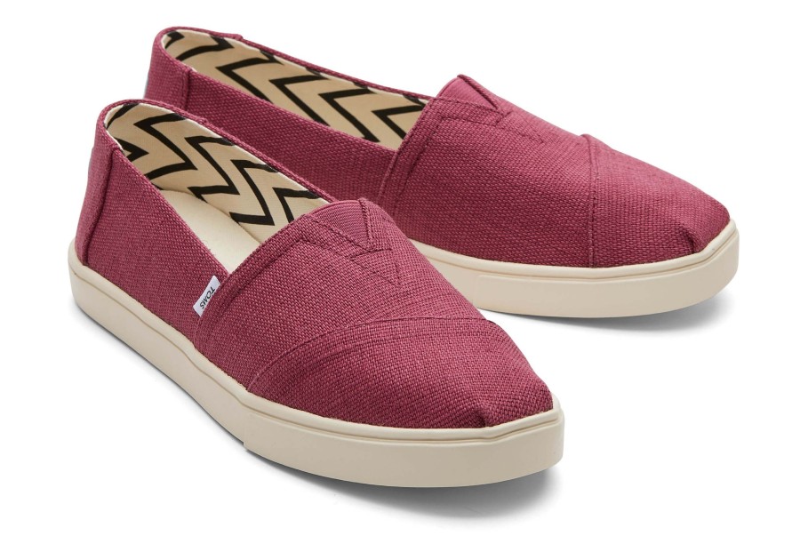 TOMS Sneakers | Alpargata Cupsole Rose Heritage Canvas Slip On Vintage Rose