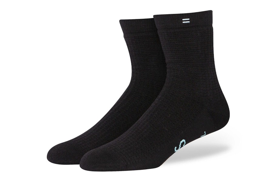 TOMS Socks | Quarter Crew Socks Black