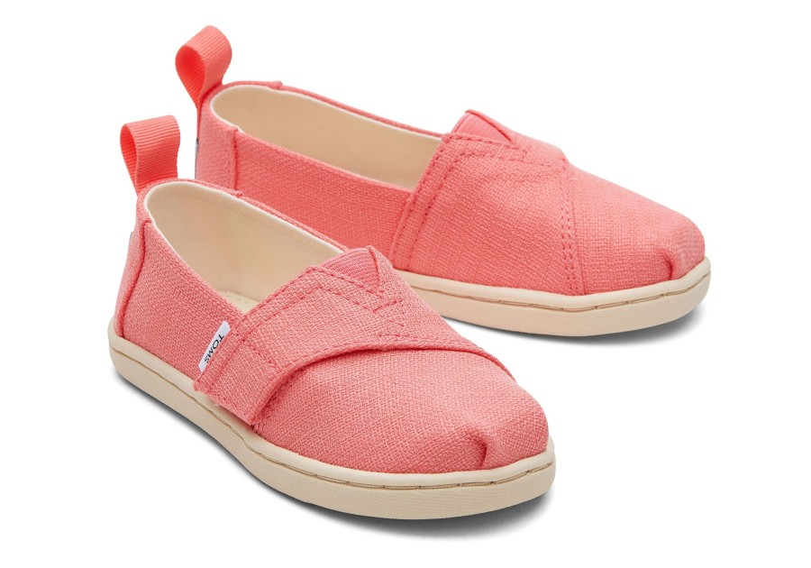 TOMS | Tiny Alpargata Woven Peach