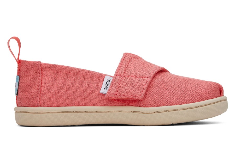 TOMS | Tiny Alpargata Woven Peach