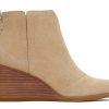 TOMS Heels & Wedges | Clare Suede Wedge Boot|Clare Suede Wedge Boot Oatmeal