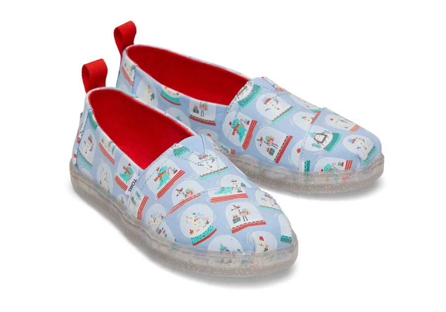 TOMS | Youth Alpargata Snowglobes Kids Shoe Snowglobes Glow