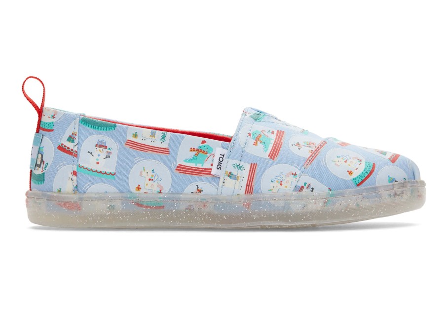 TOMS | Youth Alpargata Snowglobes Kids Shoe Snowglobes Glow