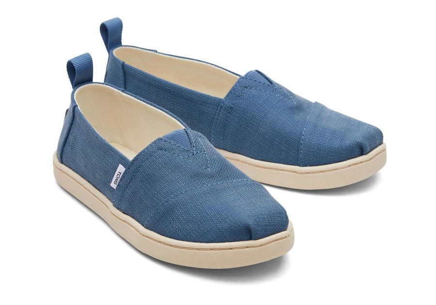 TOMS | Youth Alpargata Woven Ocean Blue