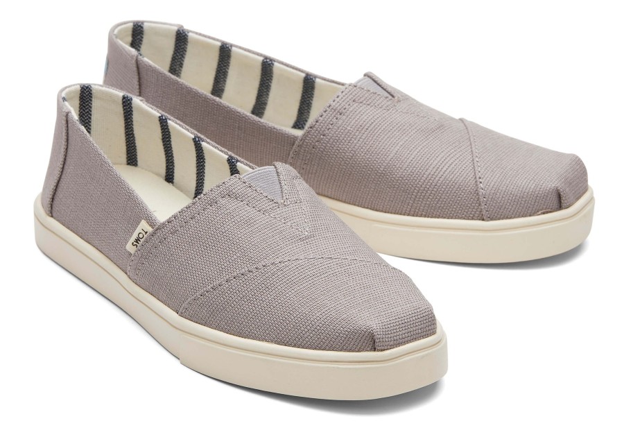 TOMS Sneakers | Alpargata Cupsole Grey Heritage Canvas Slip On Morning Dove