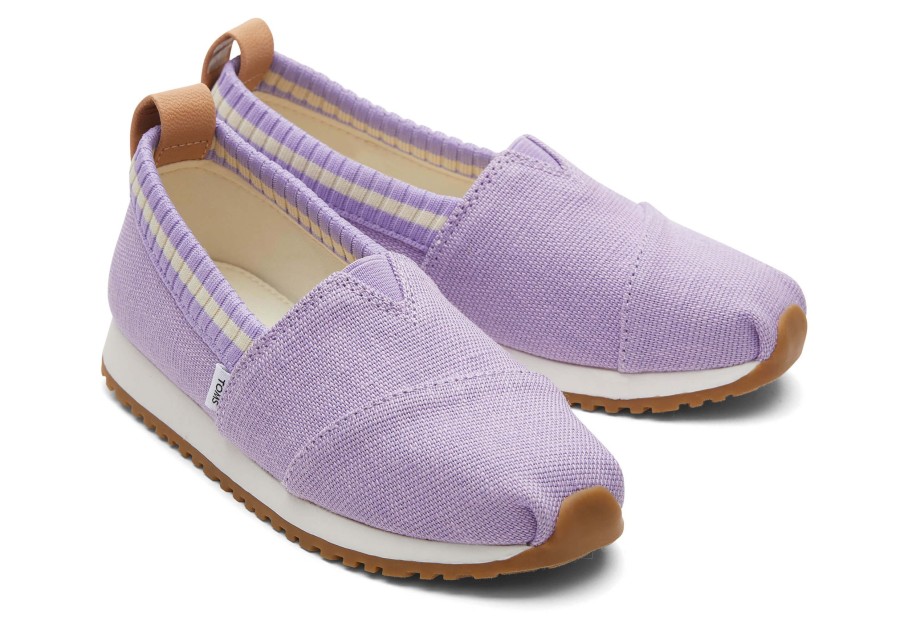 TOMS | Youth Resident Purple Heritage Canvas Kids Sneaker Orchid