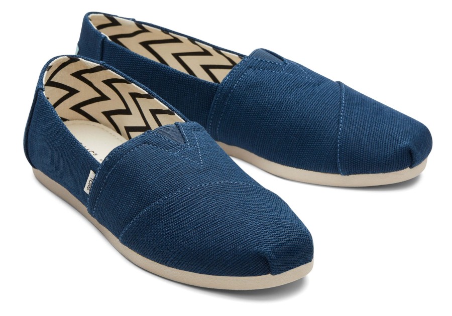 TOMS Alpargatas | Alpargata Blue Heritage Canvas|Alpargata Blue Heritage Canvas Majolica Blue