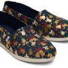 TOMS Alpargatas | Alpargata Gold Foil Bells Foiled Navy