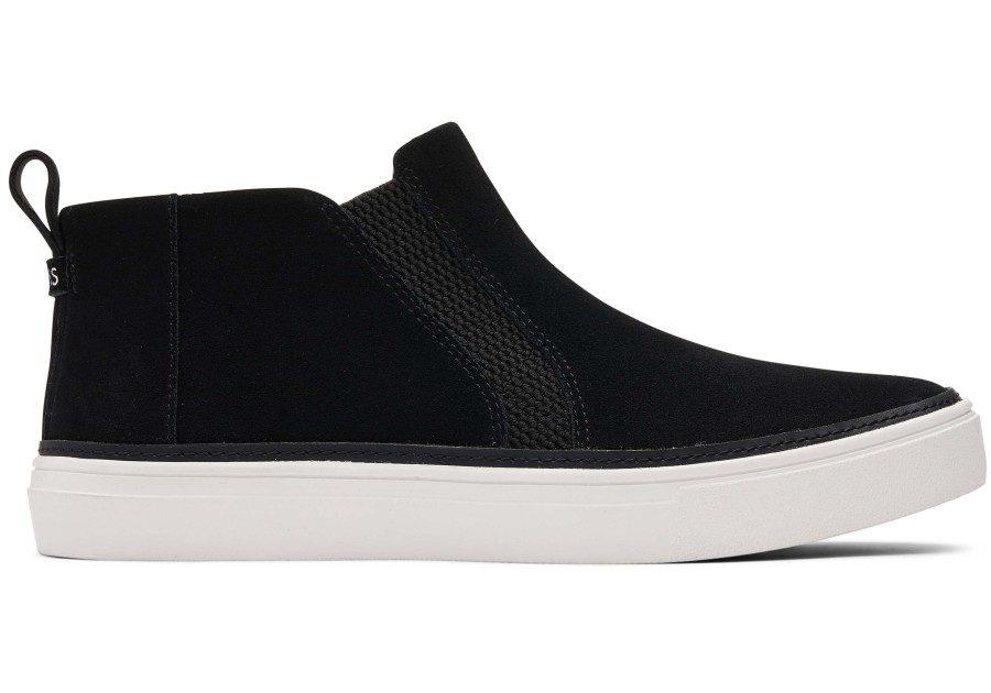 TOMS Sneakers | Bryce Suede Slip On Sneaker Black