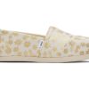 TOMS Alpargatas | Alpargata Floral Blooms|Alpargata Floral Blooms Gold Foil