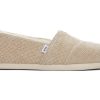 TOMS Alpargatas | Alpargata Oatmeal Chenille With Faux Fur Chenille Oatmeal