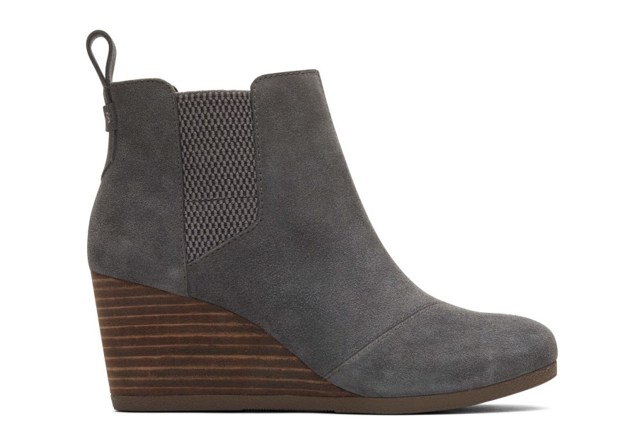 TOMS Heels & Wedges | Kayley Boot Pavement Grey