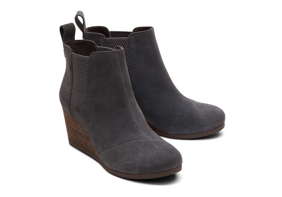 TOMS Heels & Wedges | Kayley Boot Pavement Grey