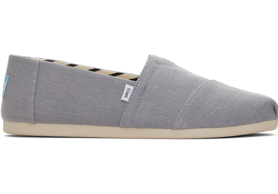 TOMS Alpargatas | Alpargata Grey Heritage Canvas Shadow