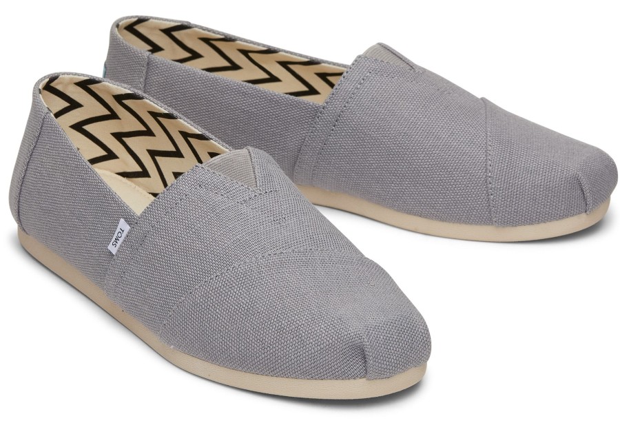 TOMS Alpargatas | Alpargata Grey Heritage Canvas Shadow