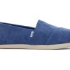 TOMS Alpargatas | Alpargata Blue Micro Cord Corduroy Blue