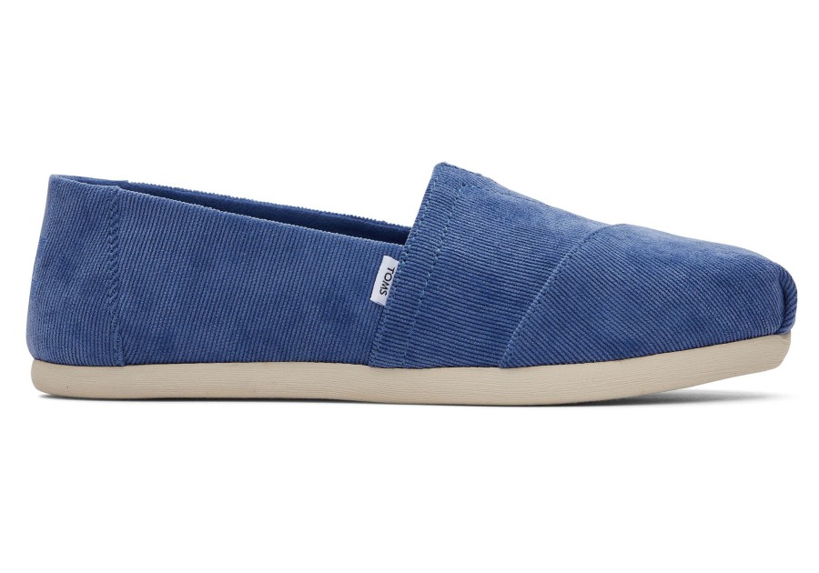 TOMS Alpargatas | Alpargata Blue Micro Cord Corduroy Blue