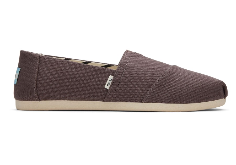 TOMS Alpargatas | Alpargata Grey Recycled Cotton Canvas Ash