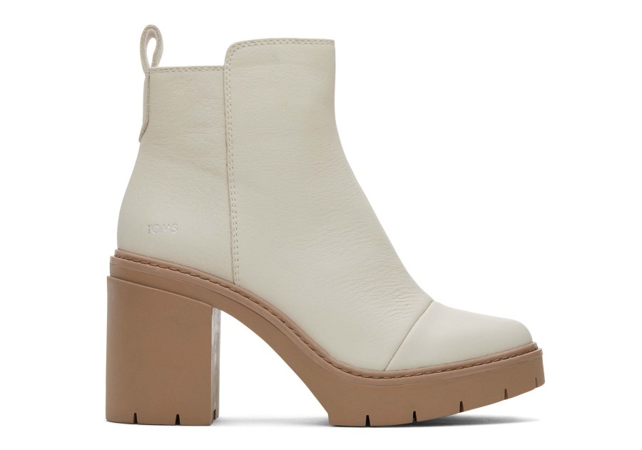 TOMS Platforms | Rya Heeled Boot Light Sand