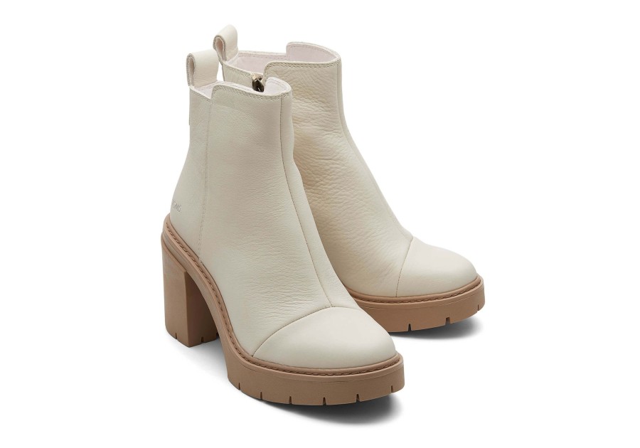 TOMS Platforms | Rya Heeled Boot Light Sand