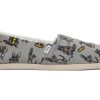 TOMS Alpargatas | Alpargta Party Animals With Faux Fur Drizzle Grey