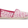 TOMS Alpargatas | Alpargata Foil Hearts Pink Hearts