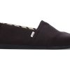 TOMS Slip Ons | Alpargata All Black Recycled Cotton Canvas|Alpargata All Black Recycled Cotton Canvas Black/Black